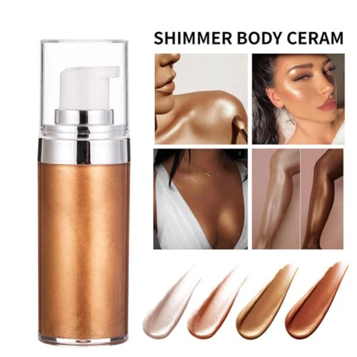Face Body Long Lasting Smooth Liquid Highlighter Stick Shimmer Body Shimmer Oil
| Liquid Bronzer for Face Body Glitter