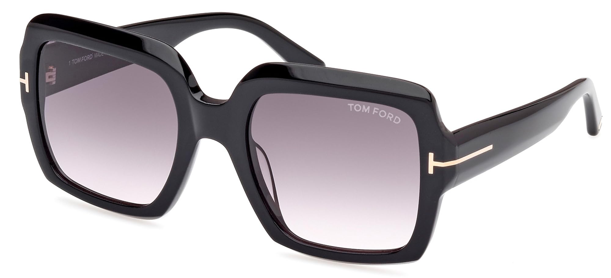 Tom Ford Women's Kaya Gradient Square Cat Eye Sunglasses - Black, 54mm