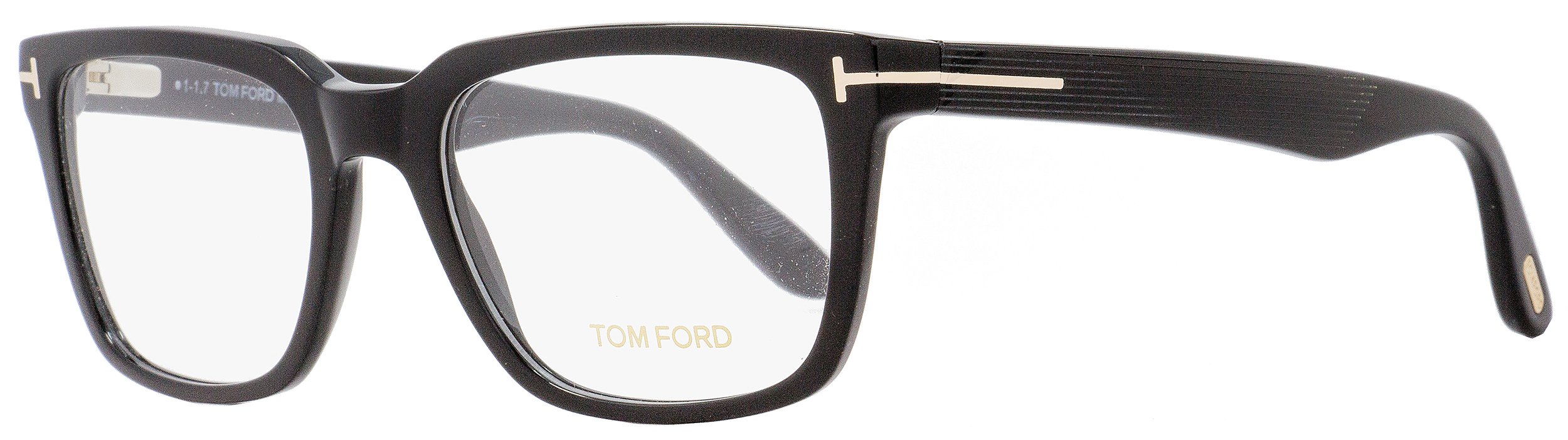 Tom Ford Rectangular Eyeglasses FT5304 for Men Fashionable Black/Gold Size: 54mm